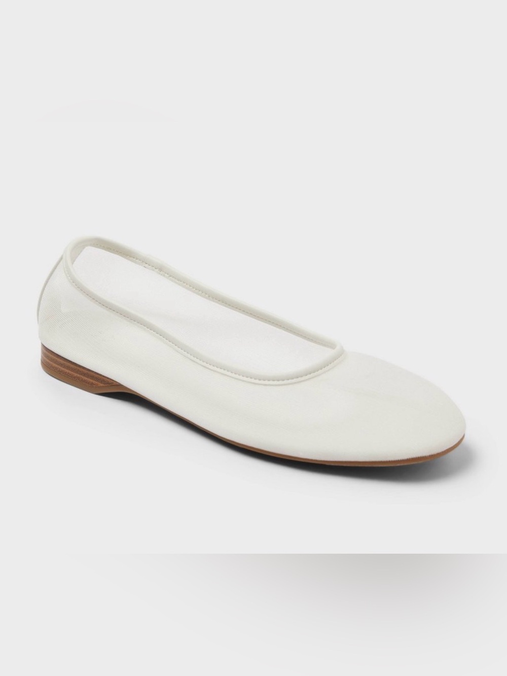 Target white Mesh Ballet Flats